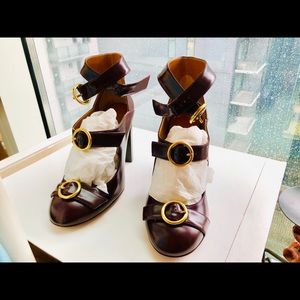 CHLOÉ multi buckle Mary-Jane pumps